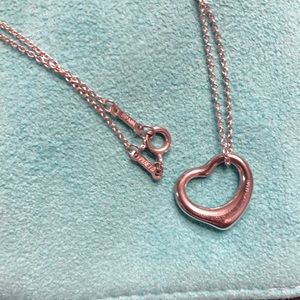Authentic Tiffany & Co Open Heart pendant